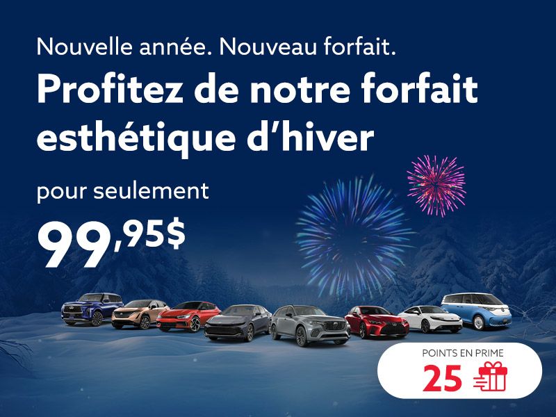 Profitez du forfait esthétique d'hiver