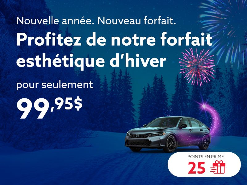 Profitez du forfait esthétique d'hiver