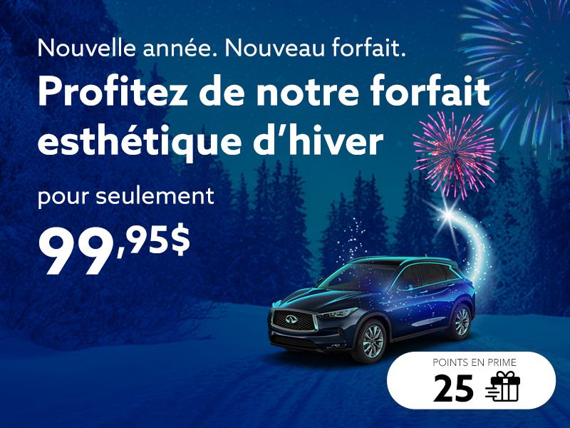 Profitez du forfait esthétique d'hiver