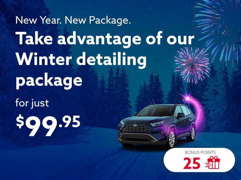 Take advantage of the Winter detailing package