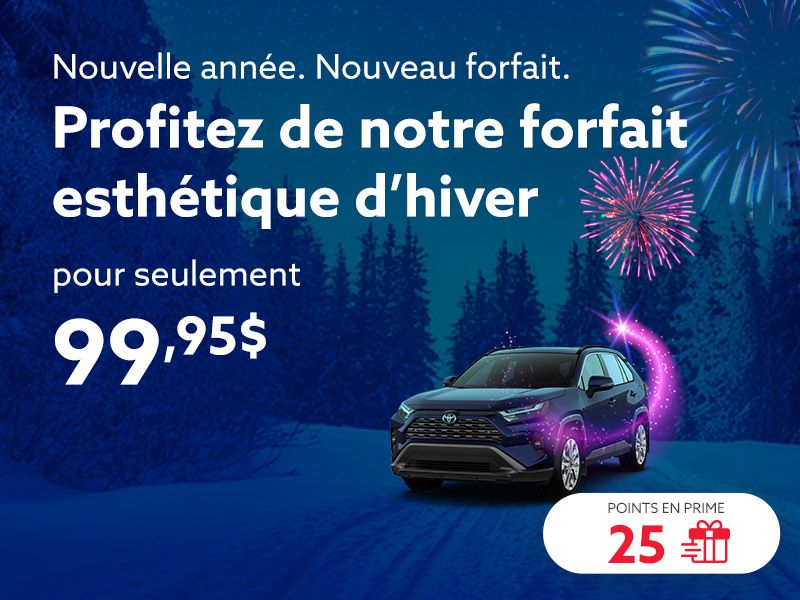 Profitez du forfait esthétique d'hiver