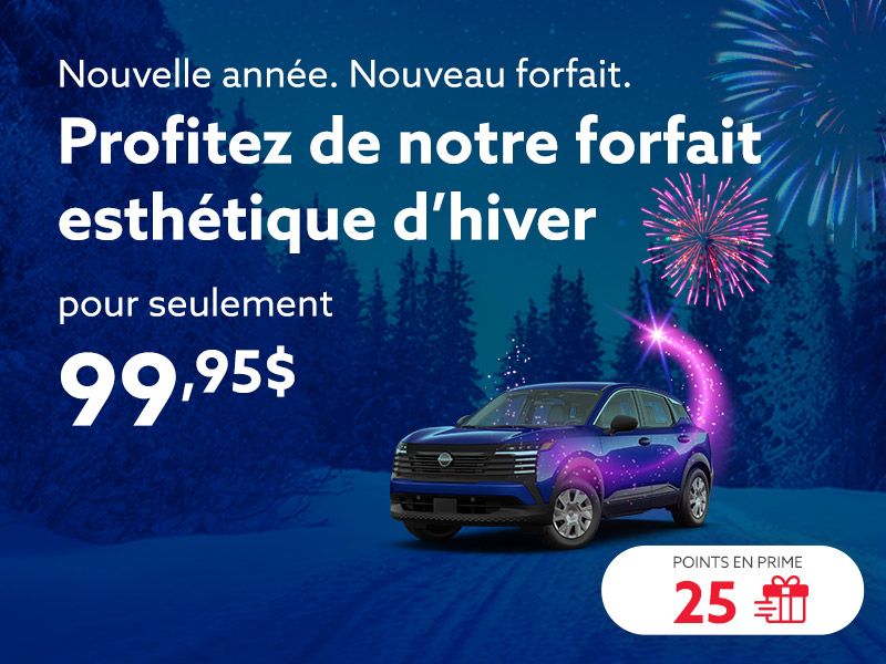 Profitez du forfait esthétique d'hiver