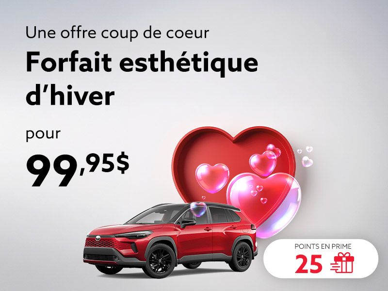 Profitez du forfait esthétique d'hiver