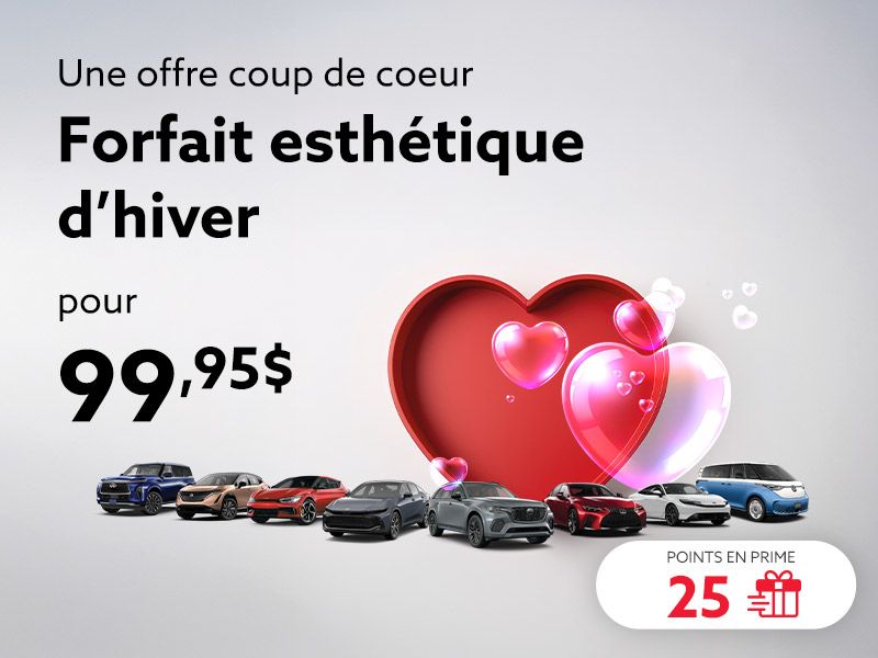 Profitez du forfait esthétique d'hiver