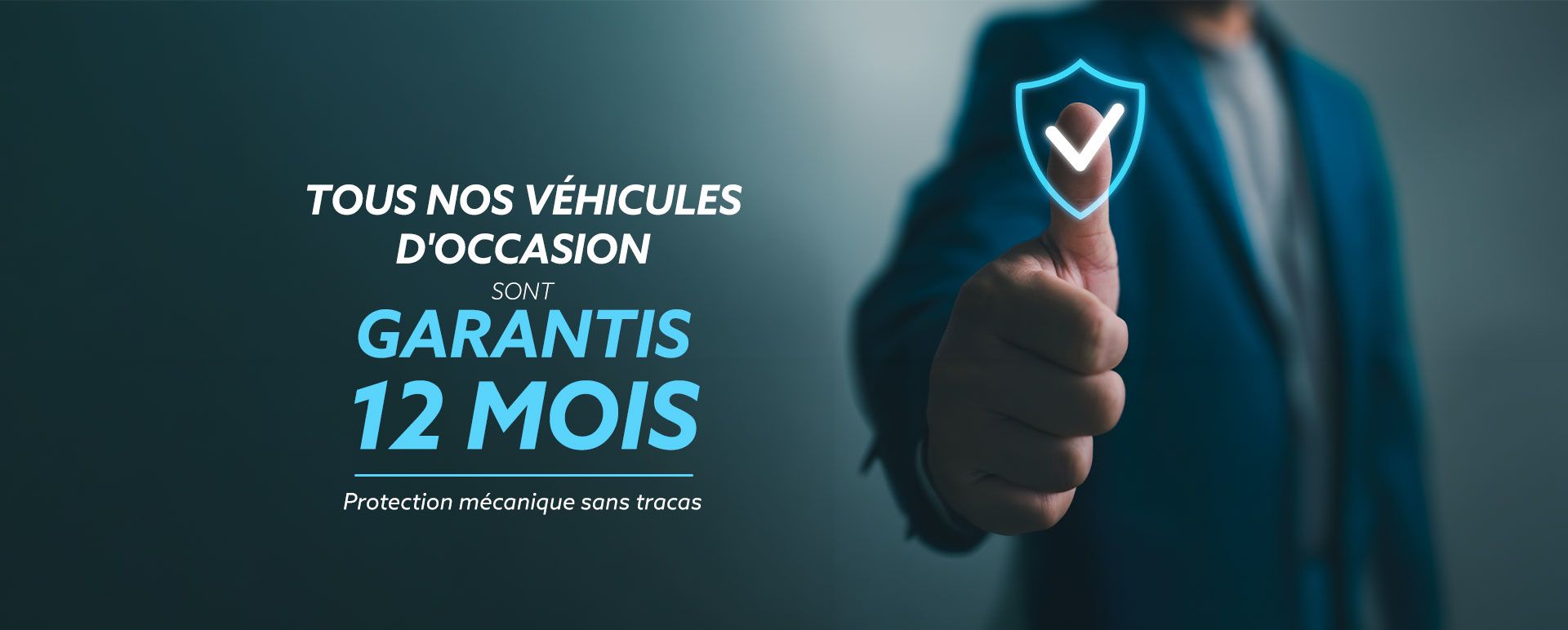 Tous nos véhicules d'occasion sont garantis