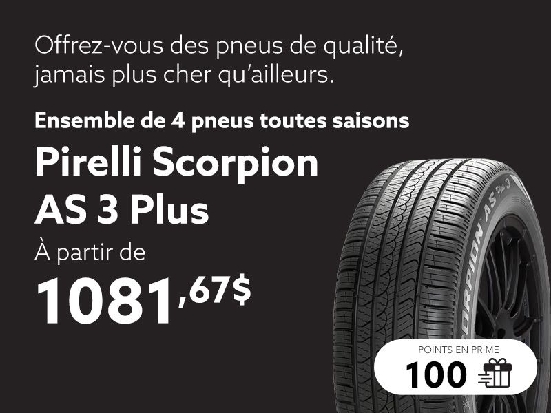 Profitez des offres sur les ensembles de pneus toutes saisons