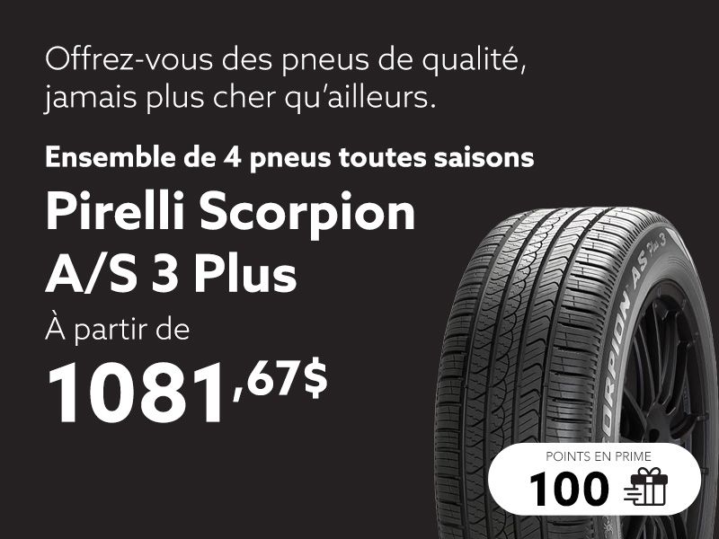 Profitez des offres sur les ensembles de pneus toutes saisons