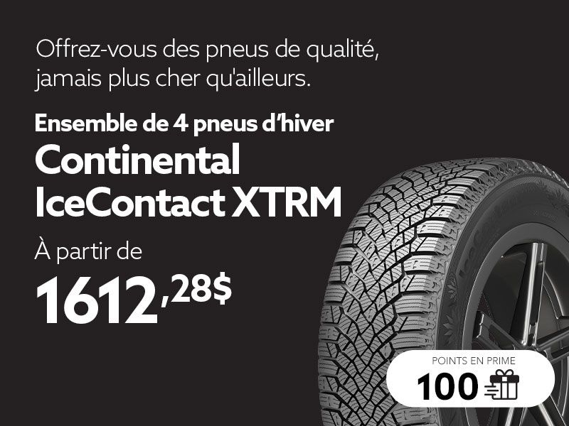 Profitez des offres sur les ensembles de pneus d'hiver