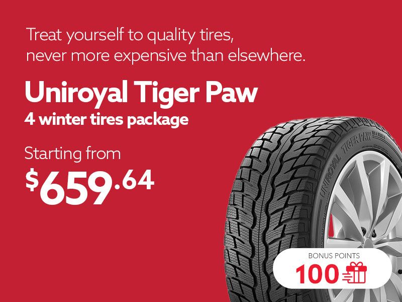 Take advantage of offers on winter tires sets