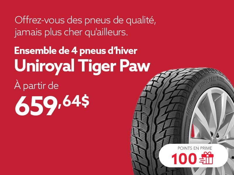 Profitez des offres sur les ensembles de pneus d'hiver