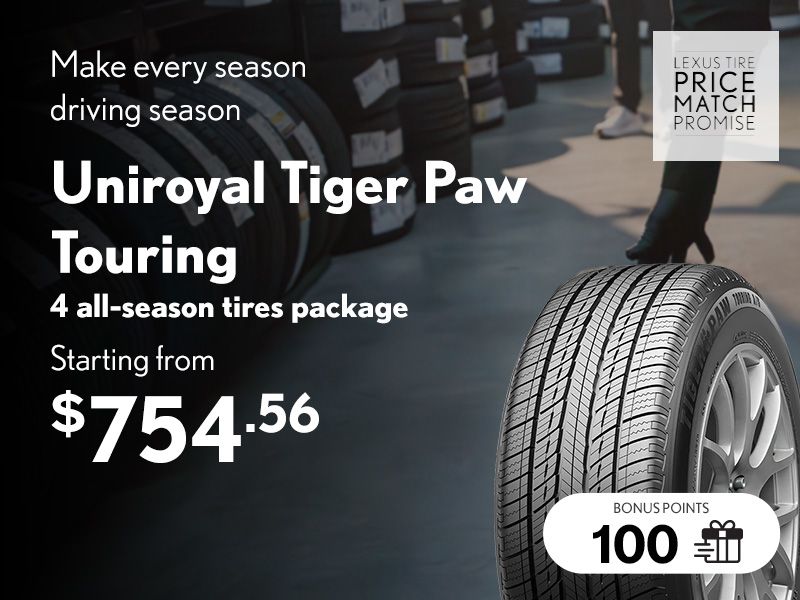 Take advantage of offers on all-season tires sets