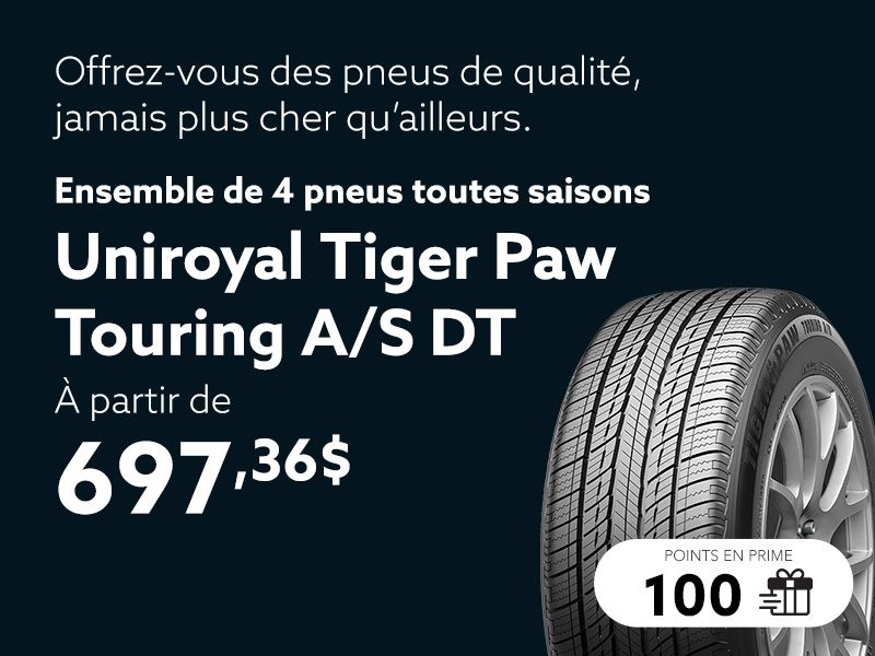 Profitez des offres sur les ensembles de pneus toutes saisons
