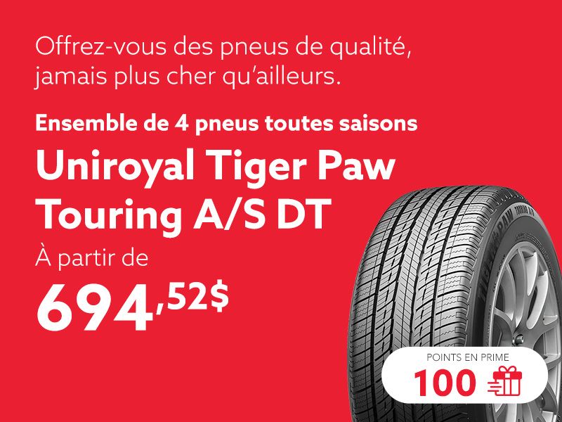 Profitez des offres sur les ensembles de pneus toutes saisons