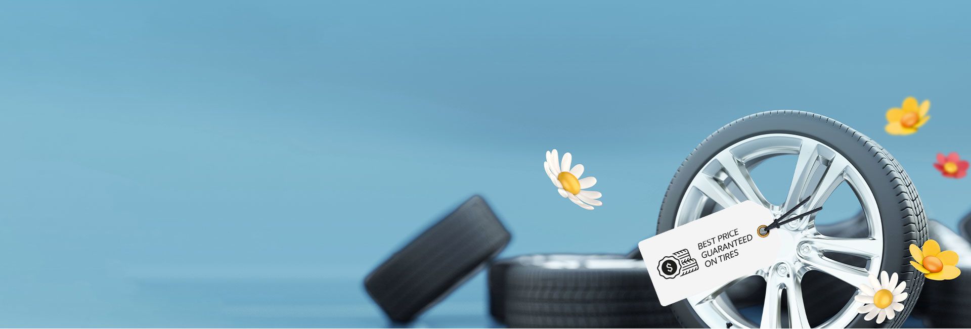 Treat yourself to our best price guaranteed on tires