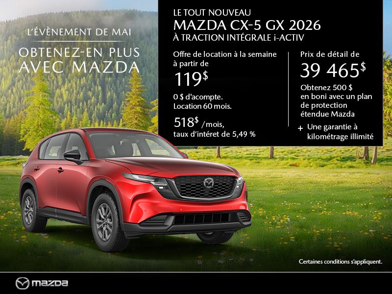 Le tout nouveau Mazda CX-5 2026