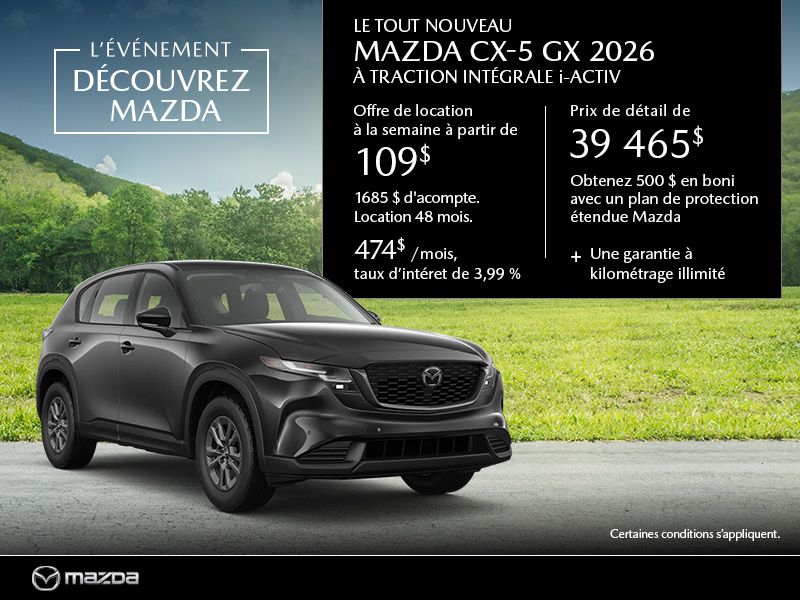Le tout nouveau Mazda CX-5 2026