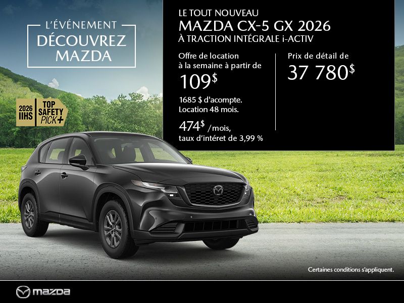 Le tout nouveau Mazda CX-5 2026