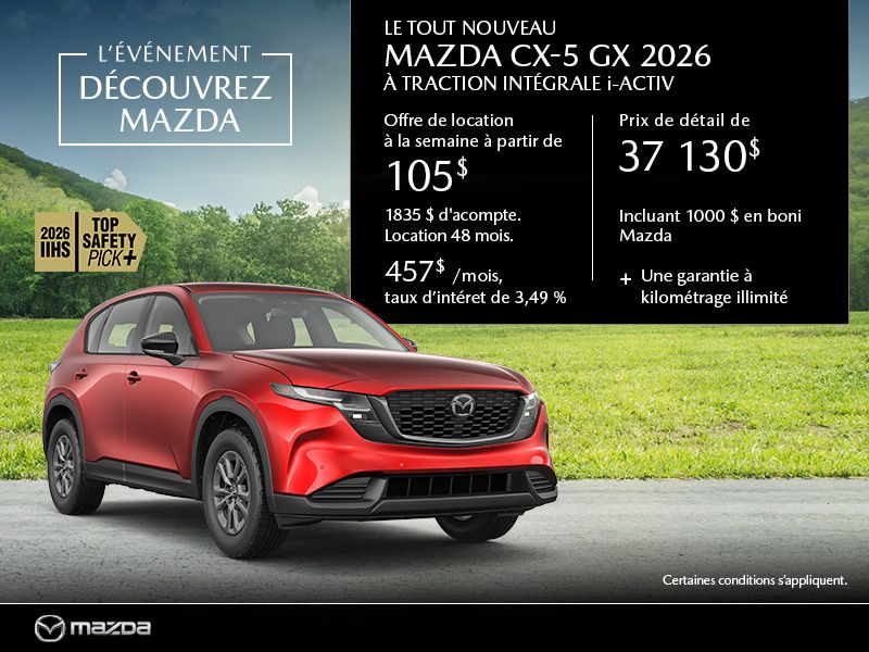 Le tout nouveau Mazda CX-5 2026