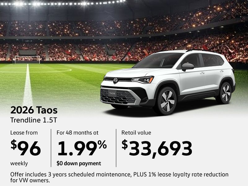 Get the 2026 Volkswagen Taos