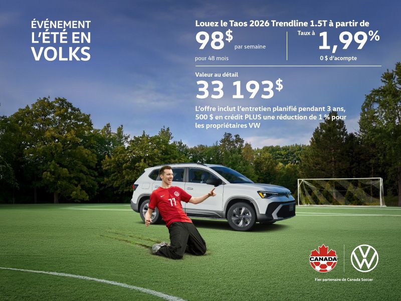 Procurez-vous le Volkswagen Taos 2026