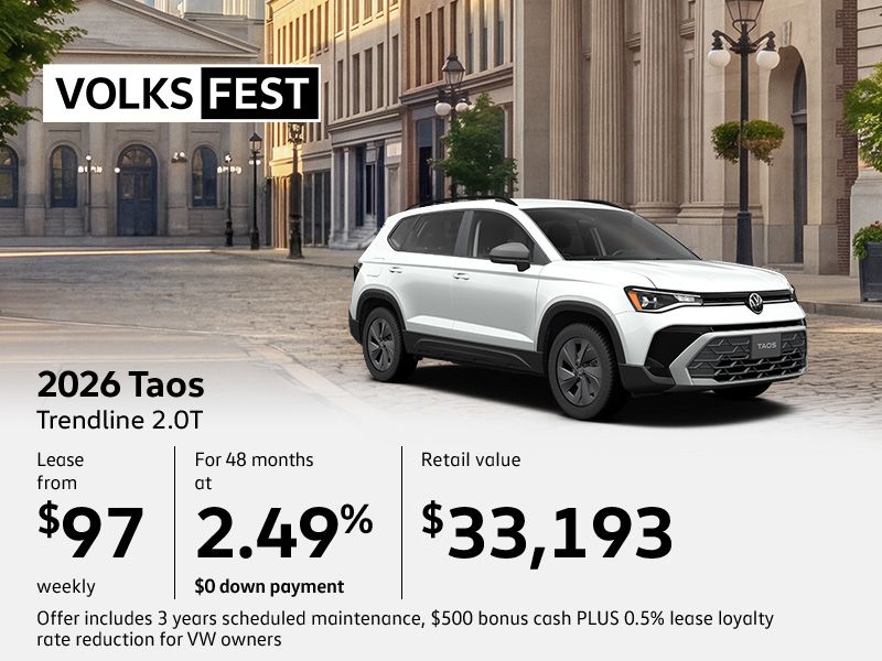Get the 2026 Volkswagen Taos