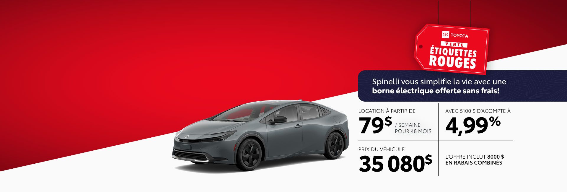 Prius Hybride Branchable SE 2026