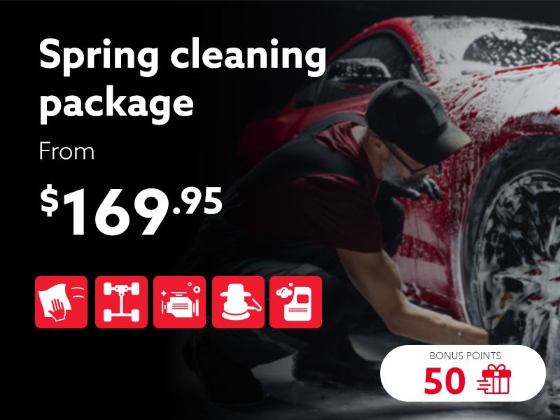 Take advantage of our Exclusive detailing package