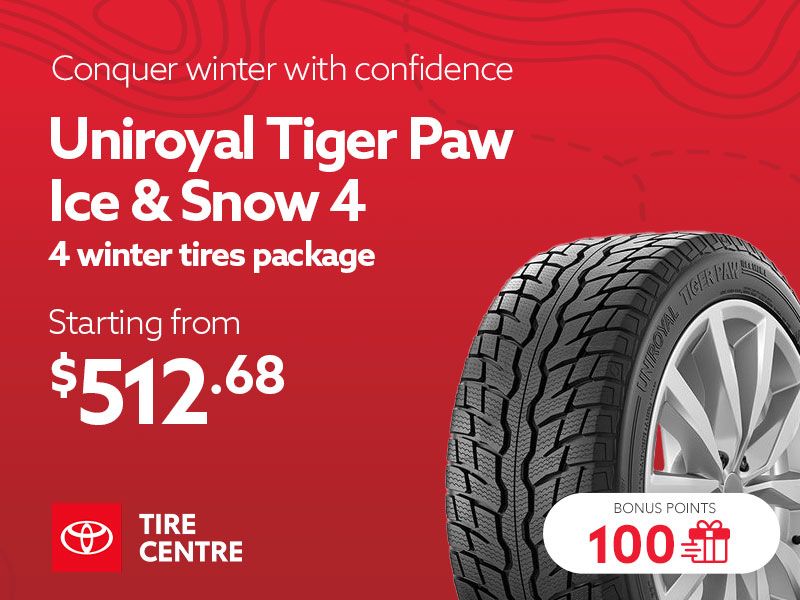 Take advantage of offers on winter tires sets