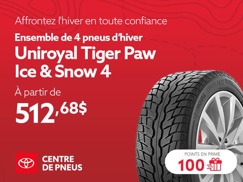Profitez des offres sur les ensembles de pneus d'hiver