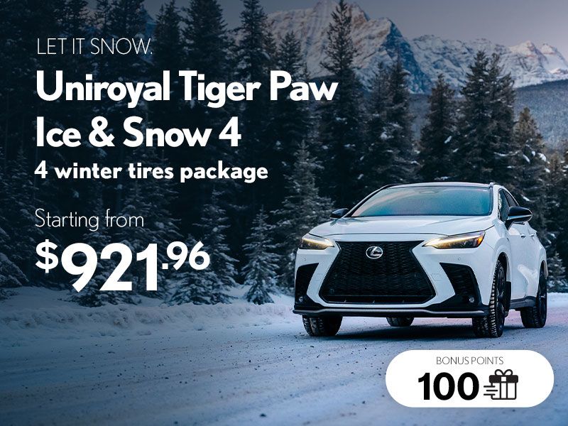 Take advantage of offers on winter tires sets