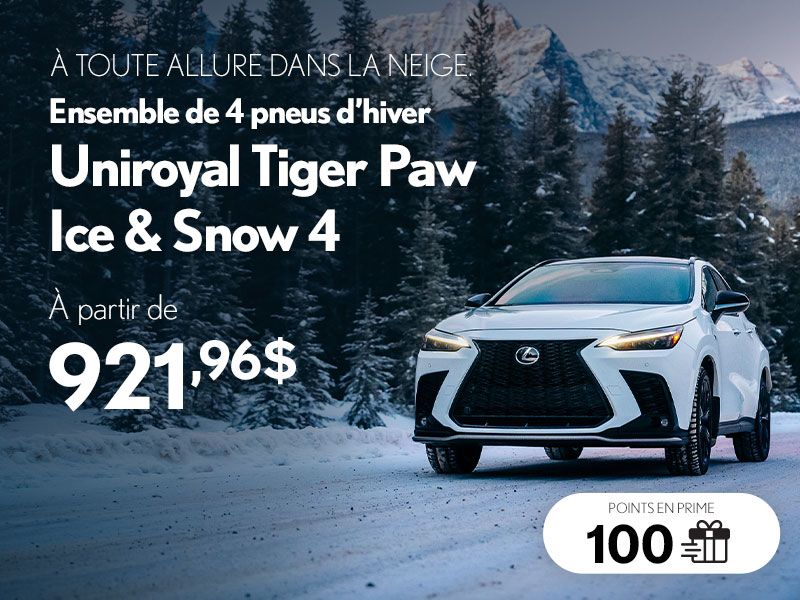 Profitez des offres sur les ensembles de pneus d'hiver
