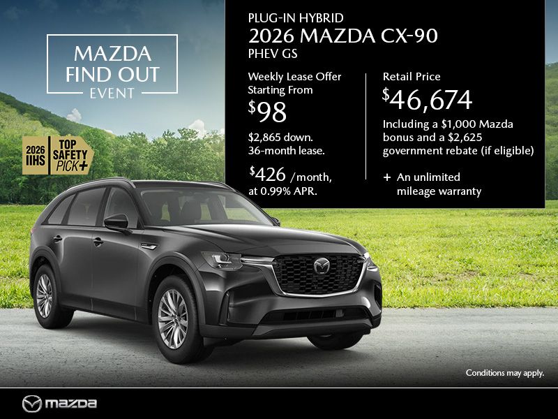 Get the 2026 Mazda CX-90 Plug-In Hybrid
