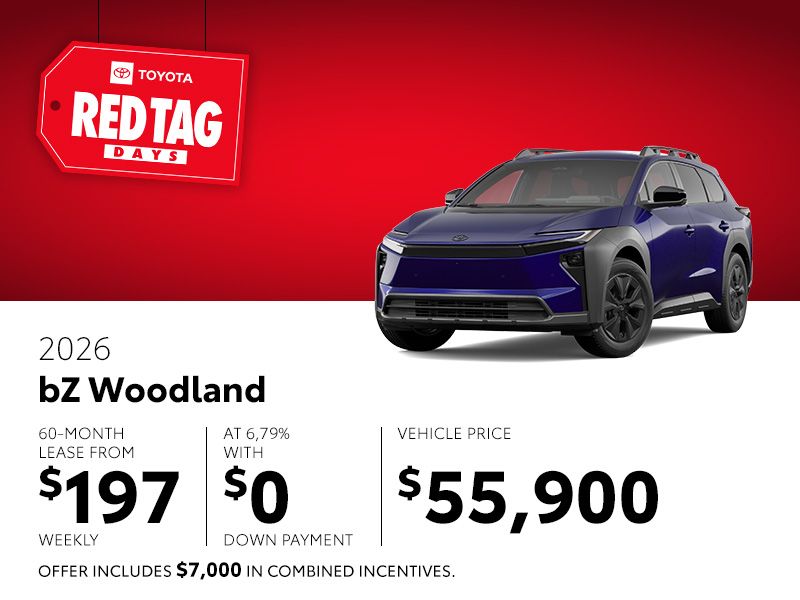 New Toyota bZ Woodland Deals in Montreal