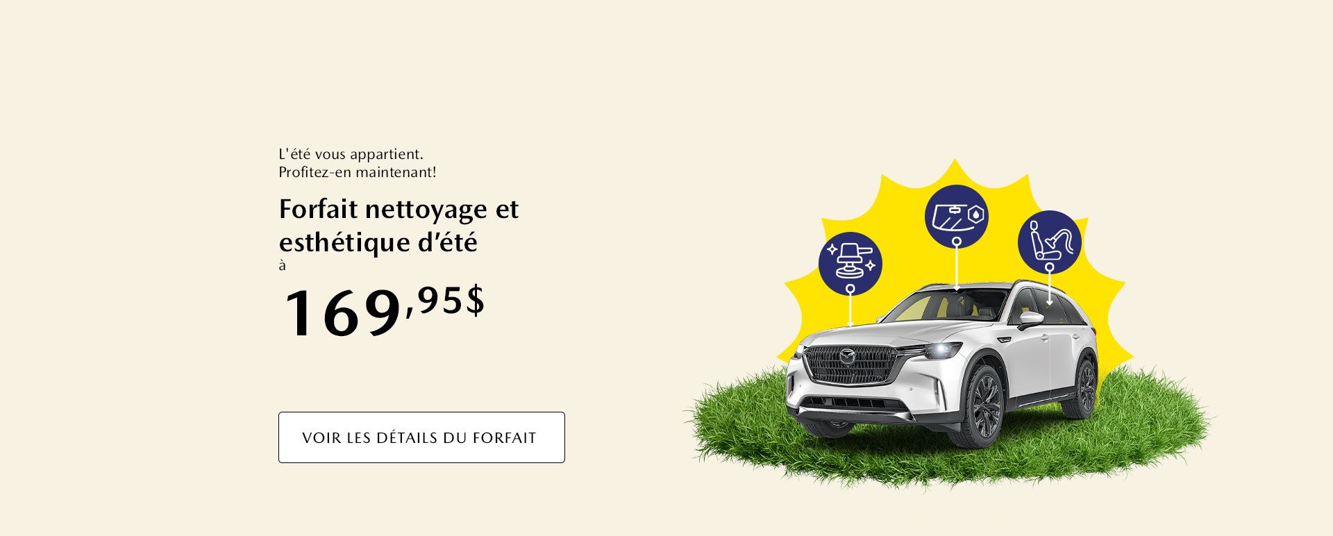 Forfait nettoyage et esthétique d’été