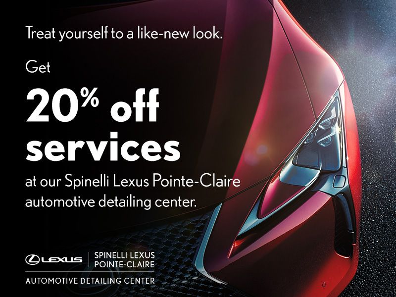 Get 20% off services at our Spinelli+ detailing center (Copy)