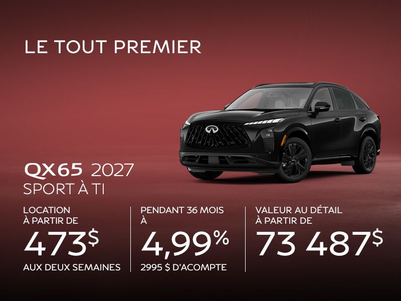INFINITI QX65 en promotion à Montréal