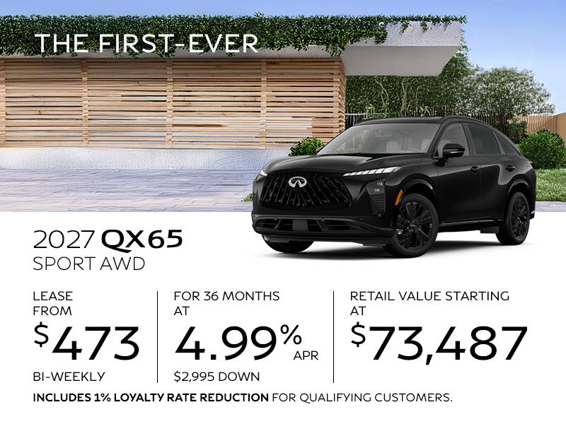 New INFINITI QX65 offers in Montreal