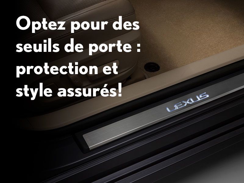 Optez pour des seuils de porte
