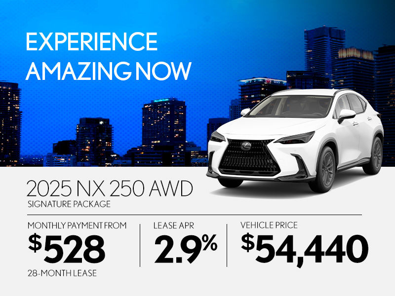 New Lexus NX Promotions in Montreal