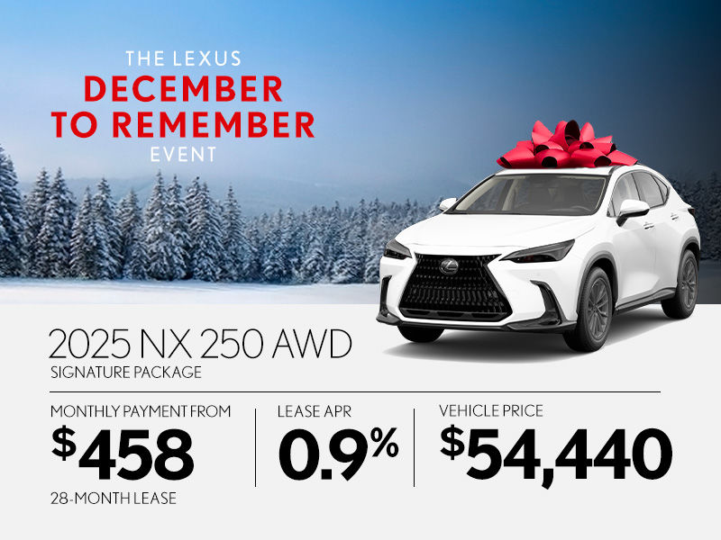 New Lexus NX Promotions in Montreal