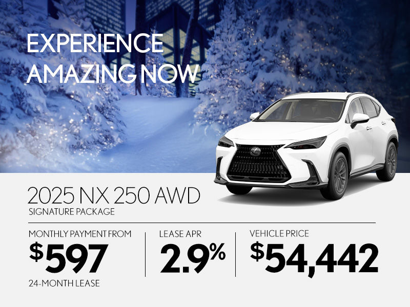 New Lexus NX Promotions in Montreal