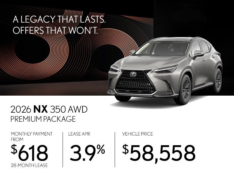 New Lexus NX Promotions in Montreal