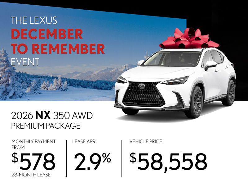 New Lexus NX Promotions in Montreal