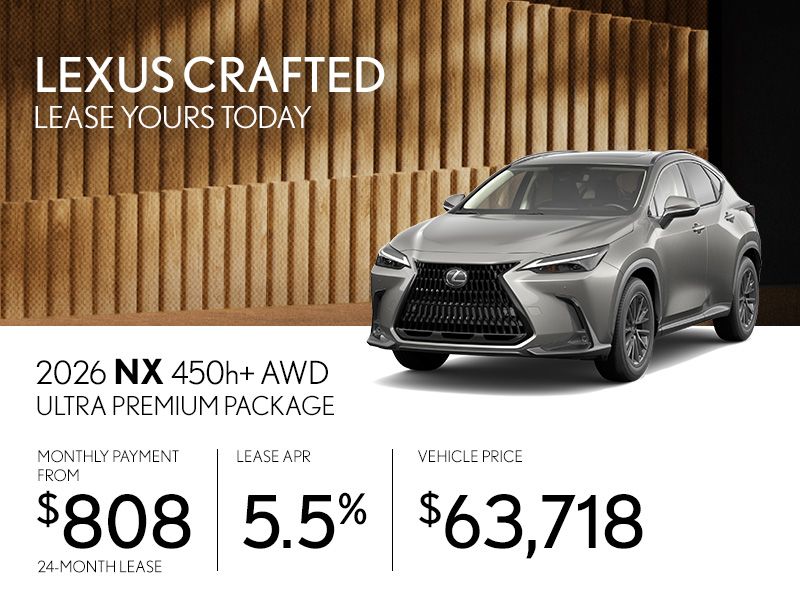 New Lexus NX Promotions in Montreal