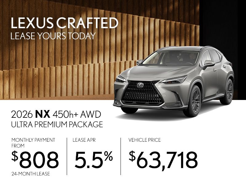 New Lexus NX Promotions in Montreal