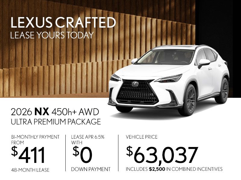 New Lexus NX Promotions in Montreal