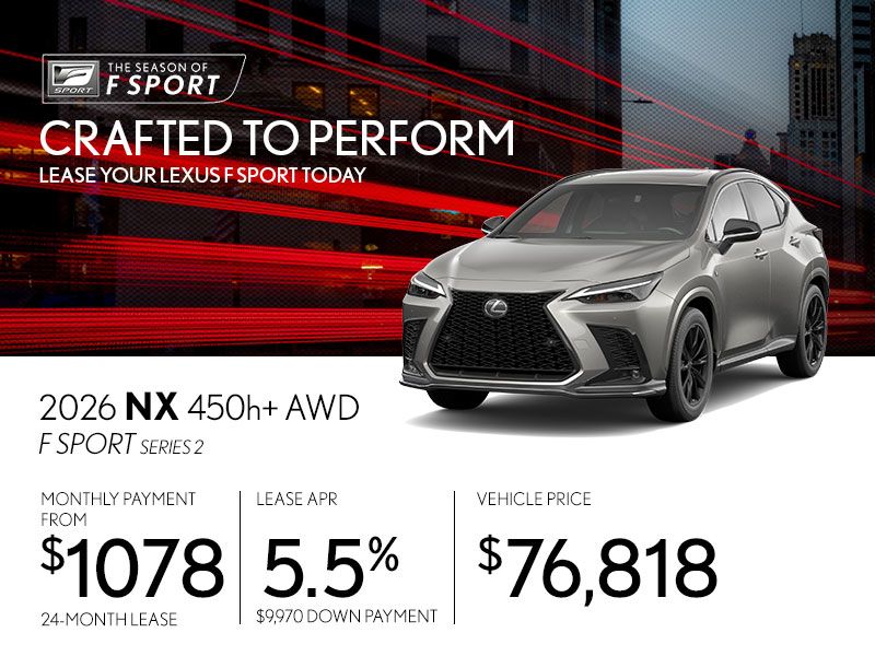 New Lexus NX Promotions in Montreal