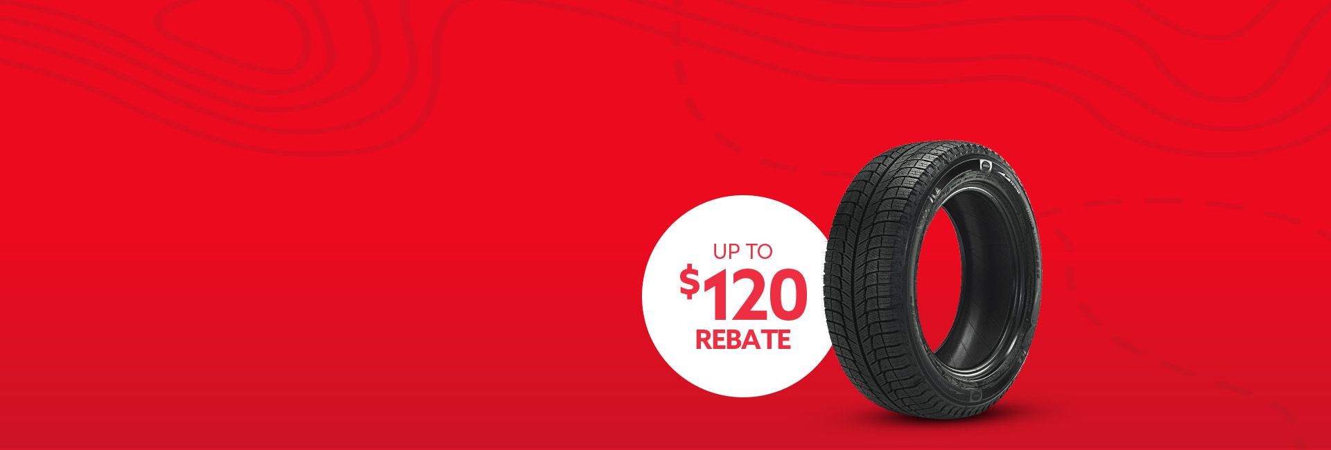 Get an instant tire rebate of up to $120