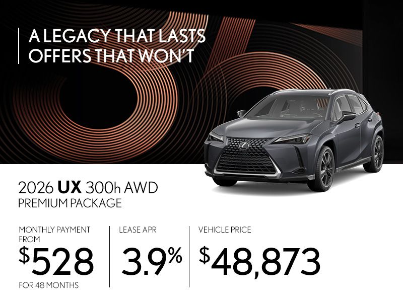 New Lexus UX 300h Promotions in Montreal