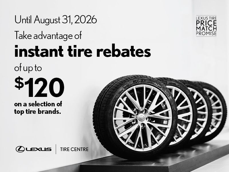 Tires for your Lexus... at the best price!